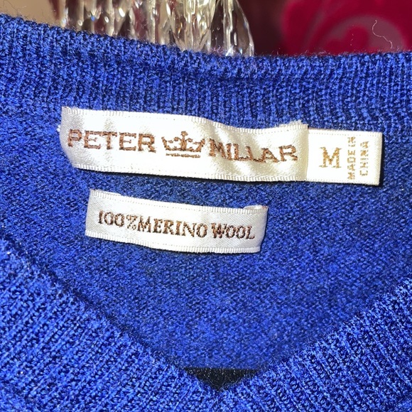 Peter Millar 100% Merino Wool Hollywood Golf Club Sweater - Picture 2 of 4
